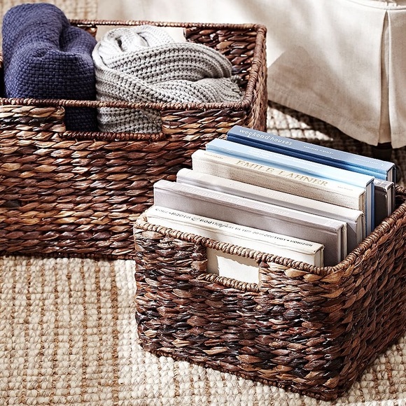 Pottery Barn Other - Brown Woven Utility Seagrams Basket